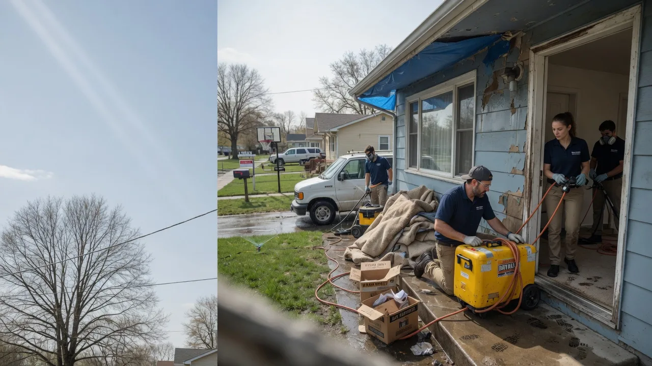 Basement Flood Cleanup in Portia, AR near me